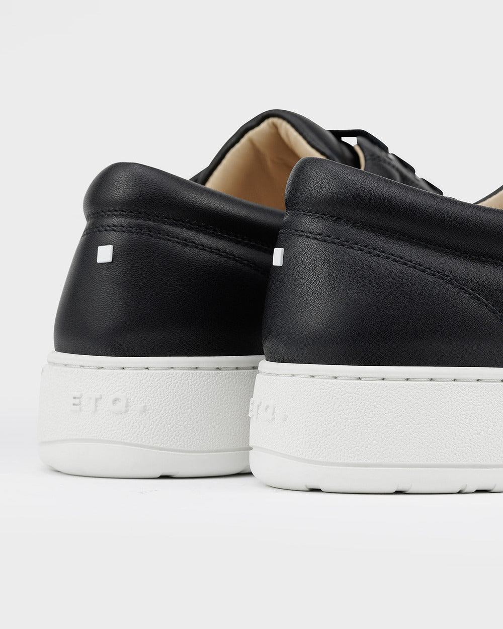 LT 01 Premium Nappa Jet Black – sneakers in black nappa leather, photo 5