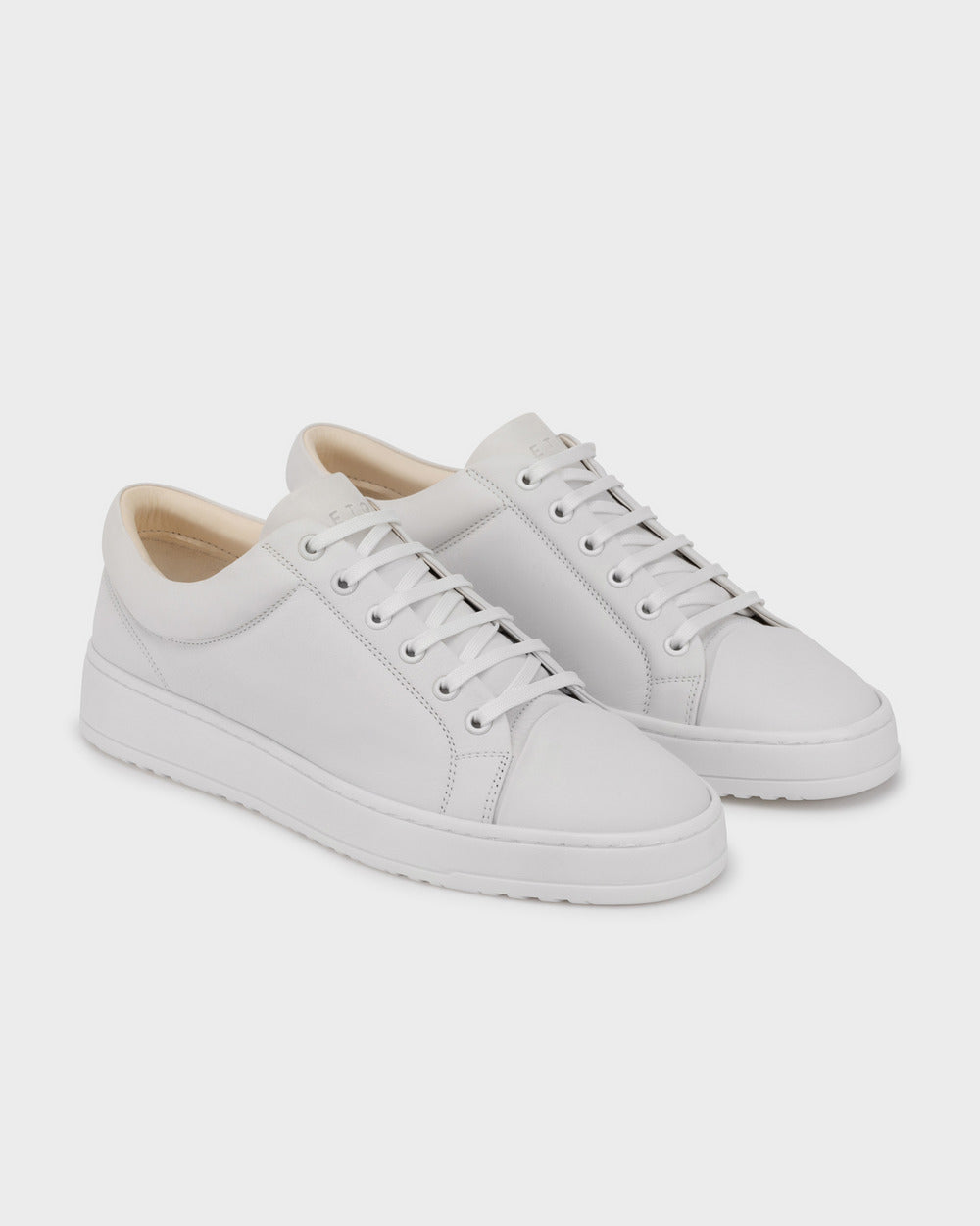 LT 01 Premium Nappa White – sneakers in white nappa leather, photo 10