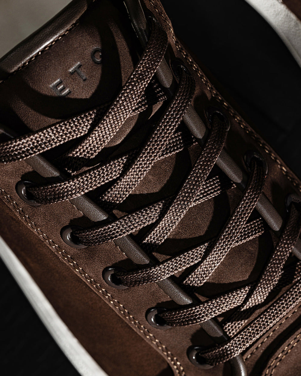 LT 01 Shades Nubuck Chocolate – sneakers in brown nubuck leather, photo 10