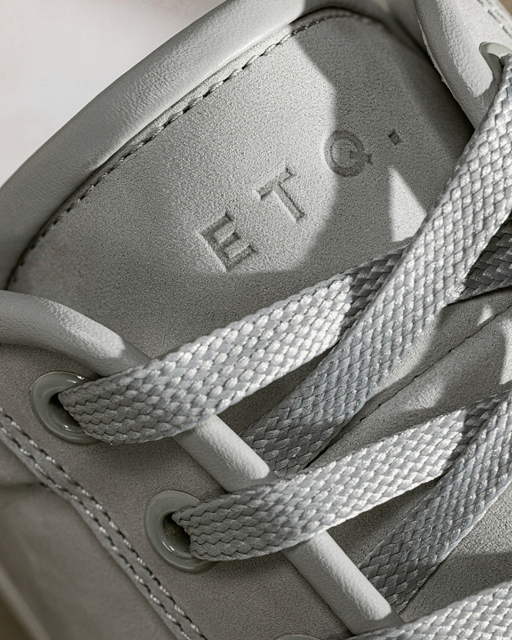 LT 01 Shades Nubuck Glacier Grey – sneakers in grey nubuck leather, photo 10