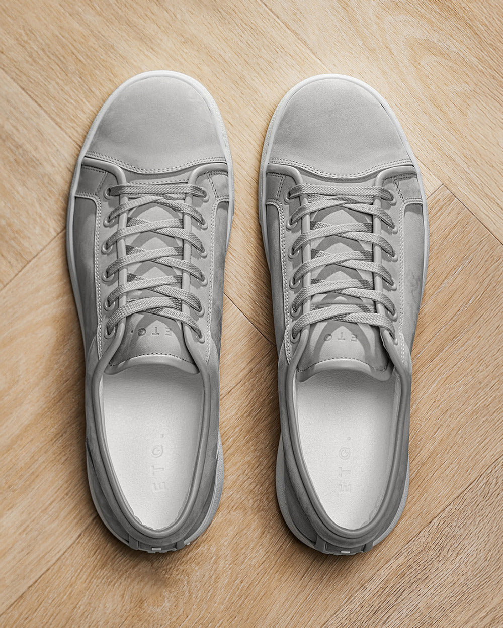 LT 01 Shades Nubuck Glacier Grey – sneakers in grey nubuck leather, photo 15