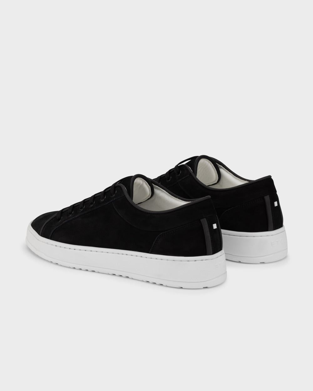 LT 01 Shades Nubuck Jet Black – sneakers in black nubuck leather, photo 13