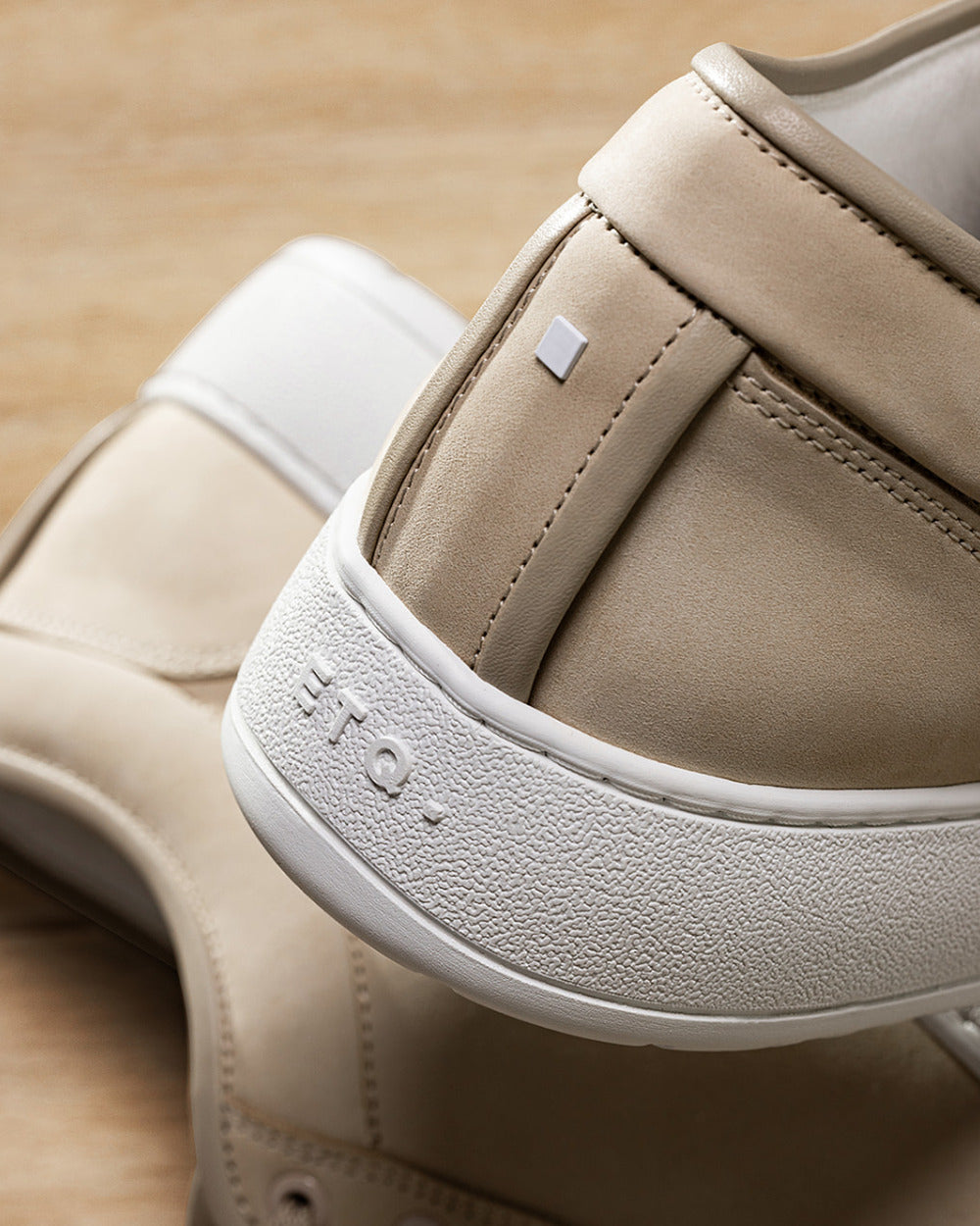 LT 01 Shades Nubuck Sand – sneakers in beige nubuck leather, photo 10