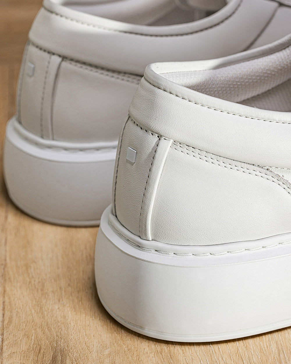 LT 01 Platform Premium Nappa White – platform sneakers in white nappa leather, photo 8