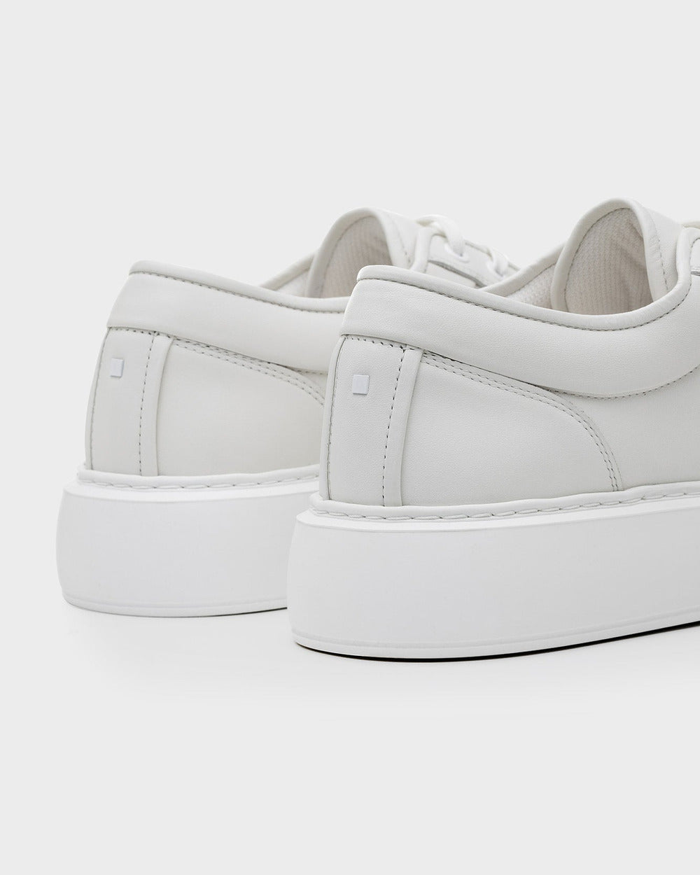 LT 01 Platform Premium Nappa White – platform sneakers in white nappa leather, photo 11