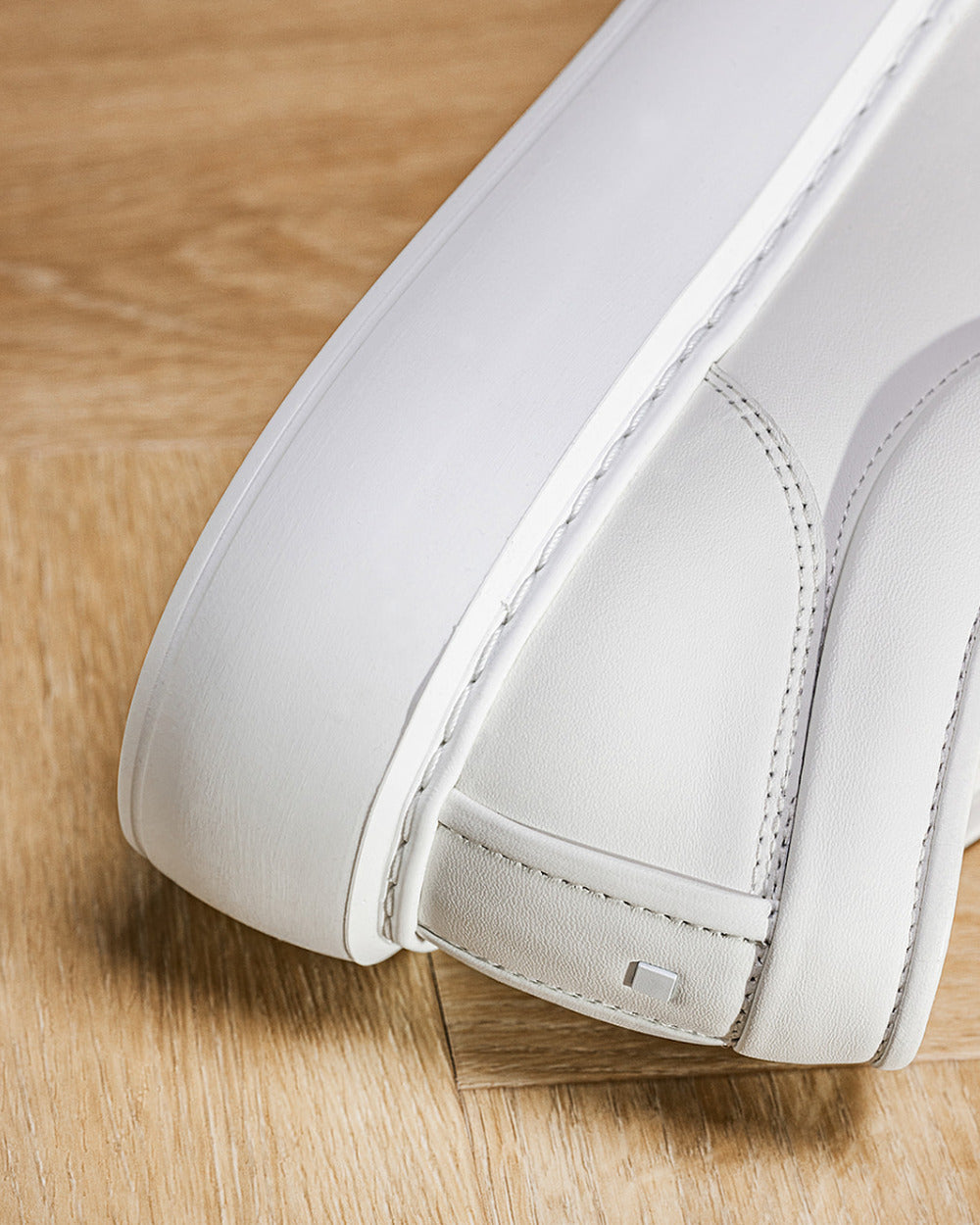 LT 01 Platform Premium Nappa White – platform sneakers in white nappa leather, photo 12