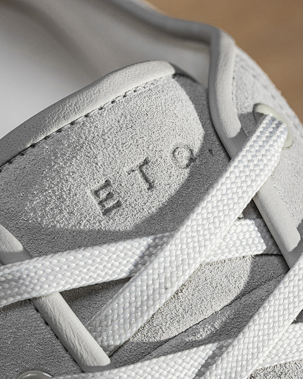 LT 01 Shades Suede Cement Grey – sneakers in grey suede, photo 18