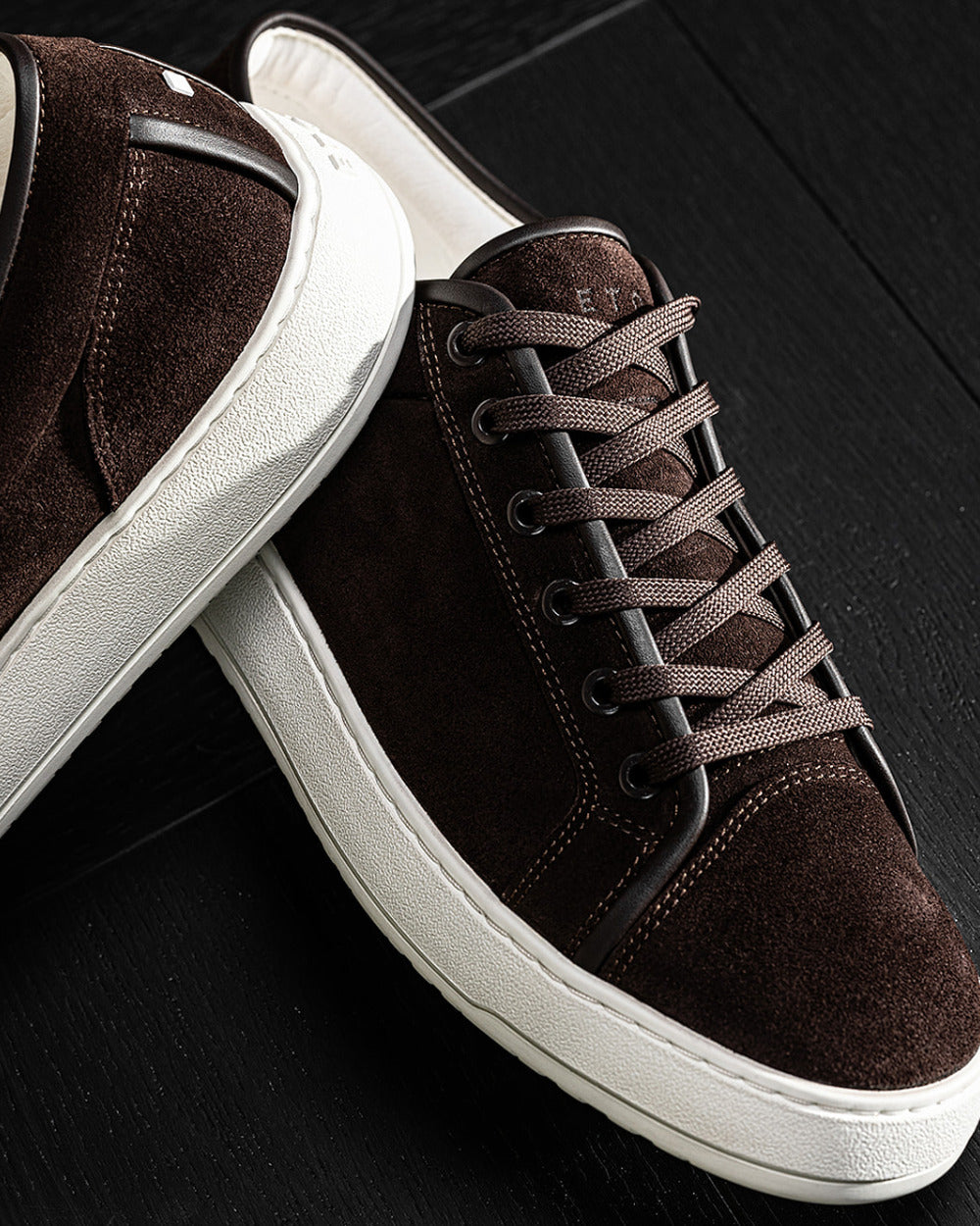 LT 01 Shades Suede Chocolate – sneakers in brown suede, photo 14