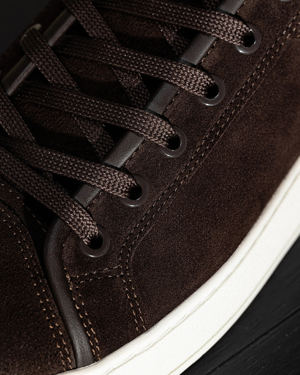 LT 01 Shades Suede Chocolate – sneakers in brown suede, photo 16
