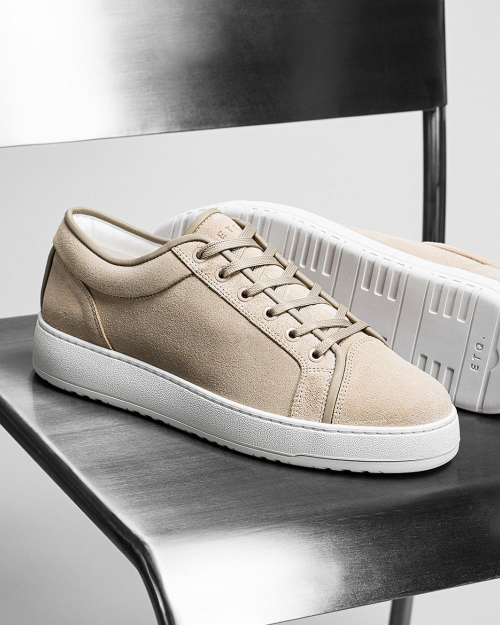 LT 01 Shades Suede Sand – sneakers in beige suede, photo 5