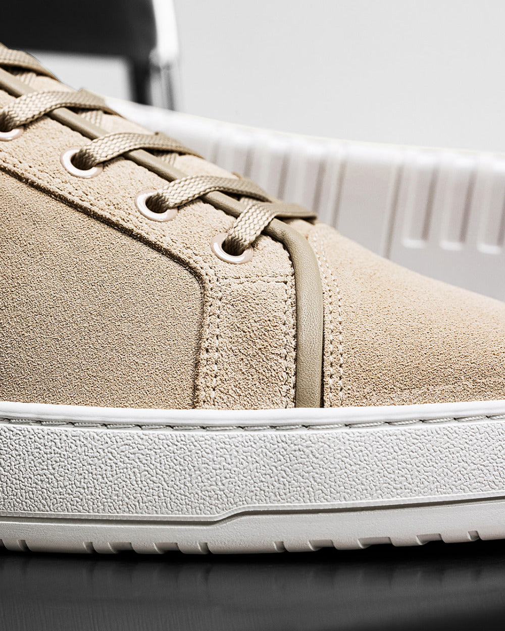 LT 01 Shades Suede Sand – sneakers in beige suede, photo 10