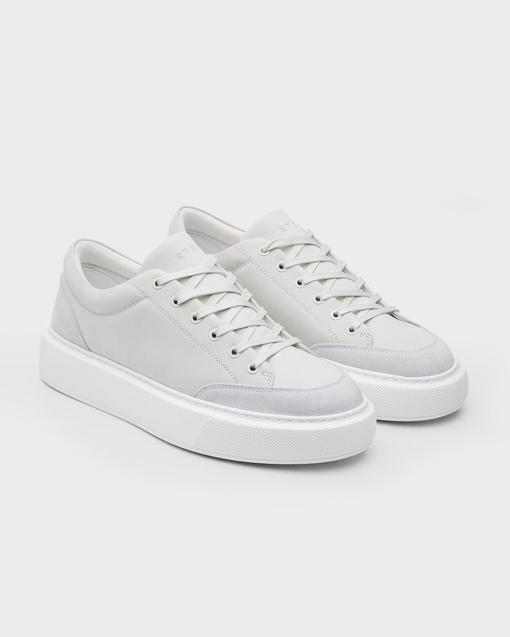 LT 02 Platform Premium Nappa White – platform sneakers in white nappa leather, photo 4