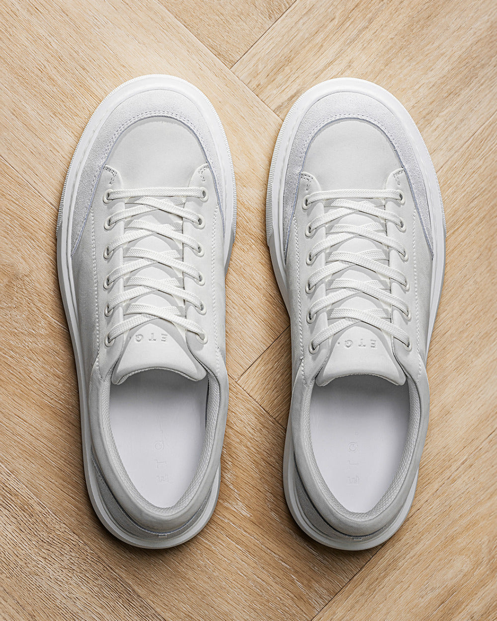LT 02 Platform Premium Nappa White – platform sneakers in white nappa leather, photo 7