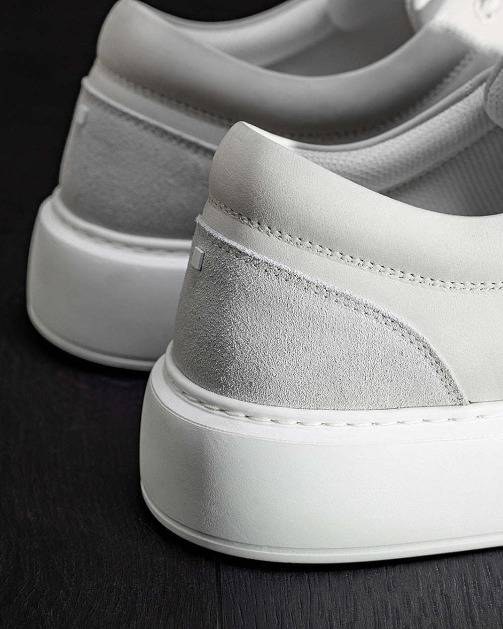 LT 02 Platform Premium Nappa White – platform sneakers in white nappa leather, photo 10
