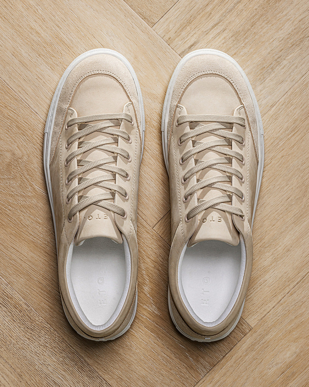 LT 02 Rugged Nubuck Sand – sneakers in beige nubuck leather, photo 5