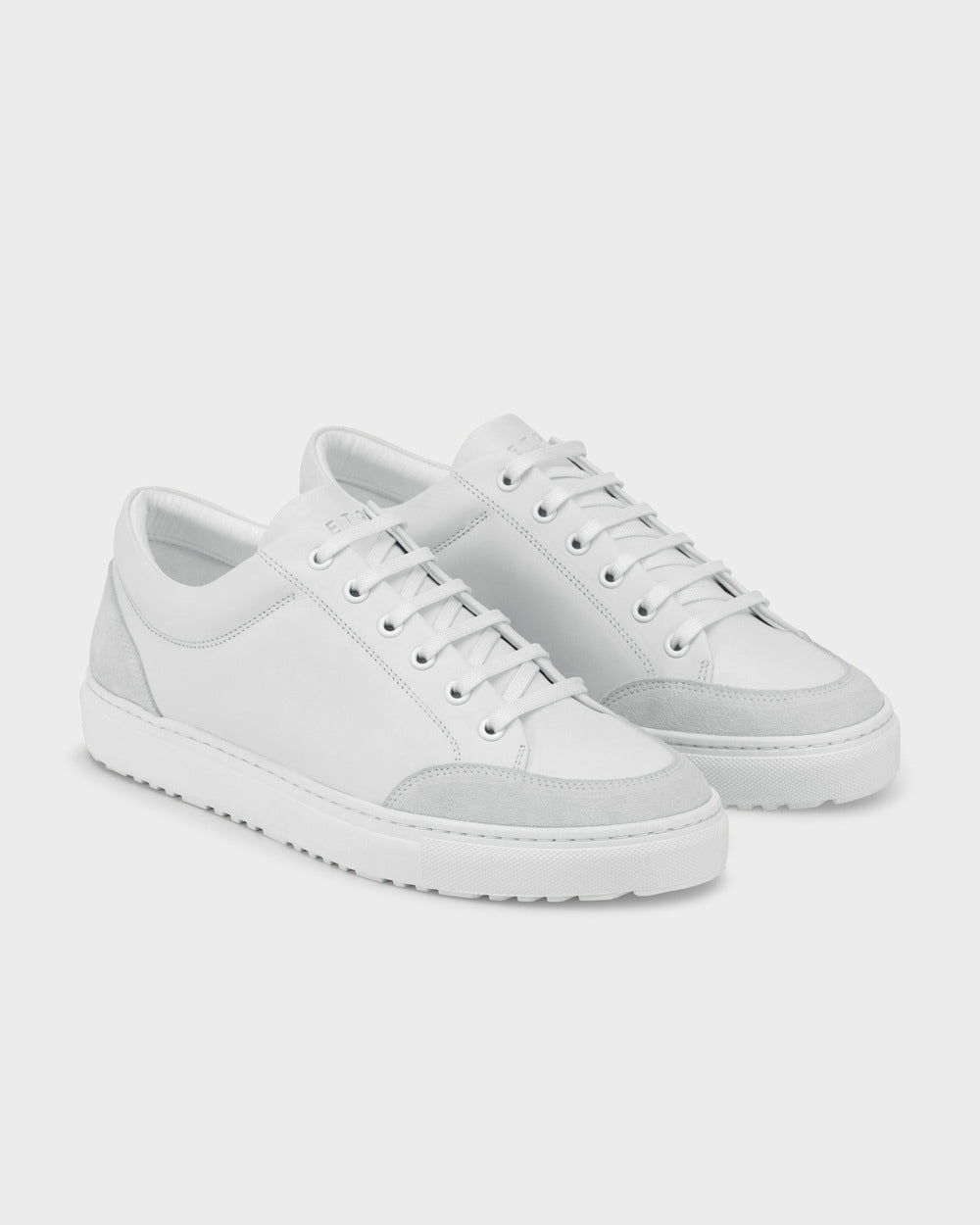 LT 02 Rugged White – sneakers in white full grain leather, photo 6