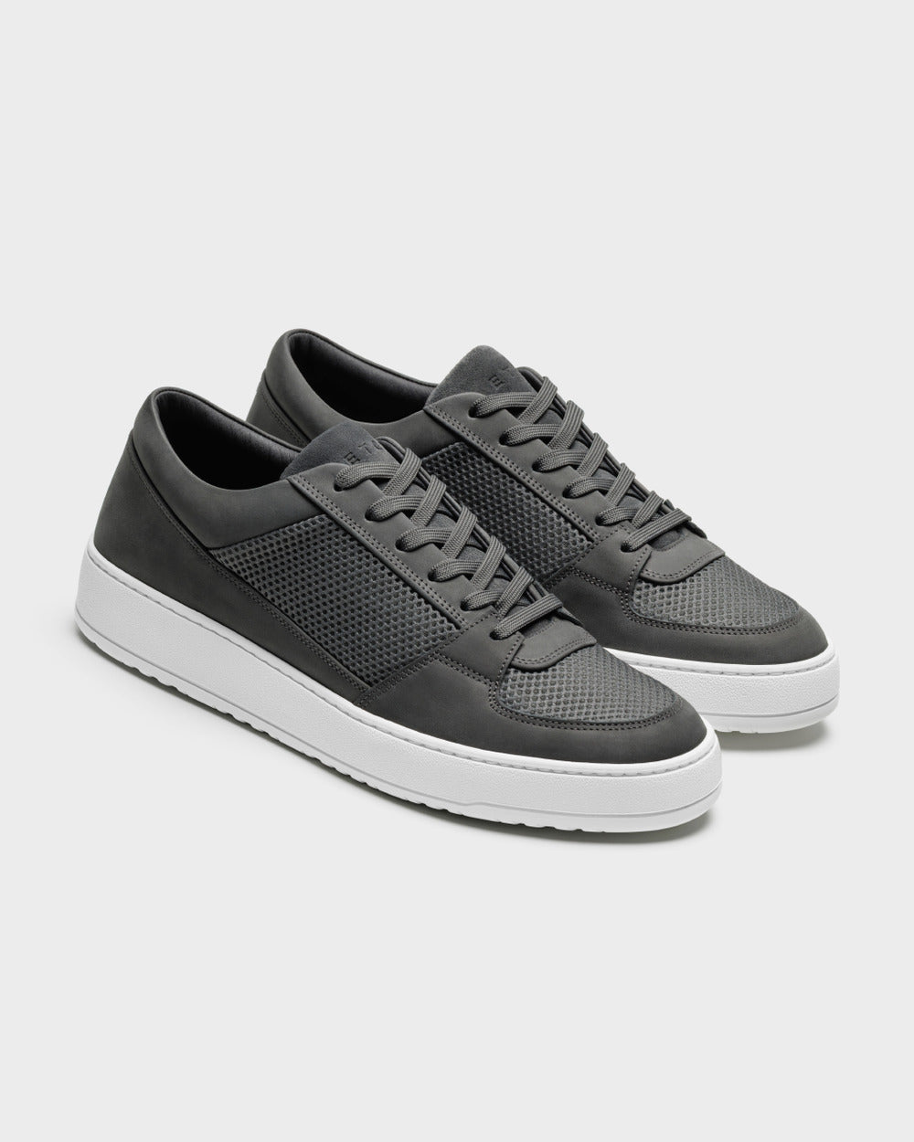 LT 03 Nubuck / Mesh Anthracite – sneakers in grey nubuck leather and mesh, photo 5