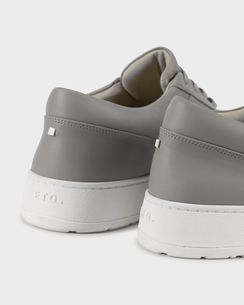 LT 03 Premium Nappa Ash Grey – sneakers in grey nappa leather, photo 7