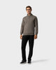 LT 03 Premium Nappa Jet Black and SW 03 Marked Half Zip Desert Taupe – sneakers and half zip sweatshirt
