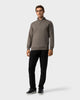 LT 03 Premium Nappa Jet Black and SW 03 Marked Half Zip Desert Taupe – sneakers and half zip sweatshirt