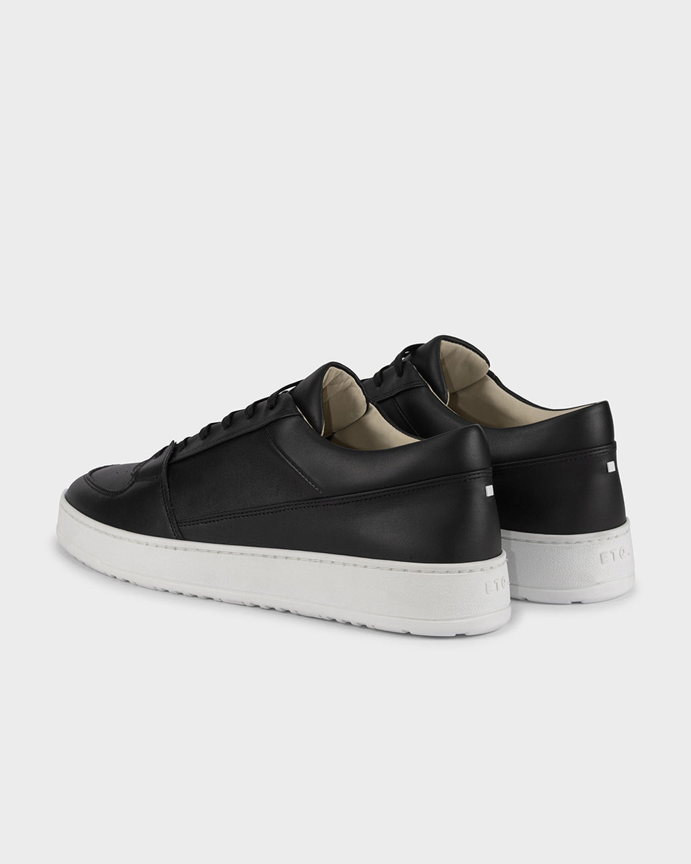 LT 03 Premium Nappa Jet Black – sneakers in black nappa leather, photo 7