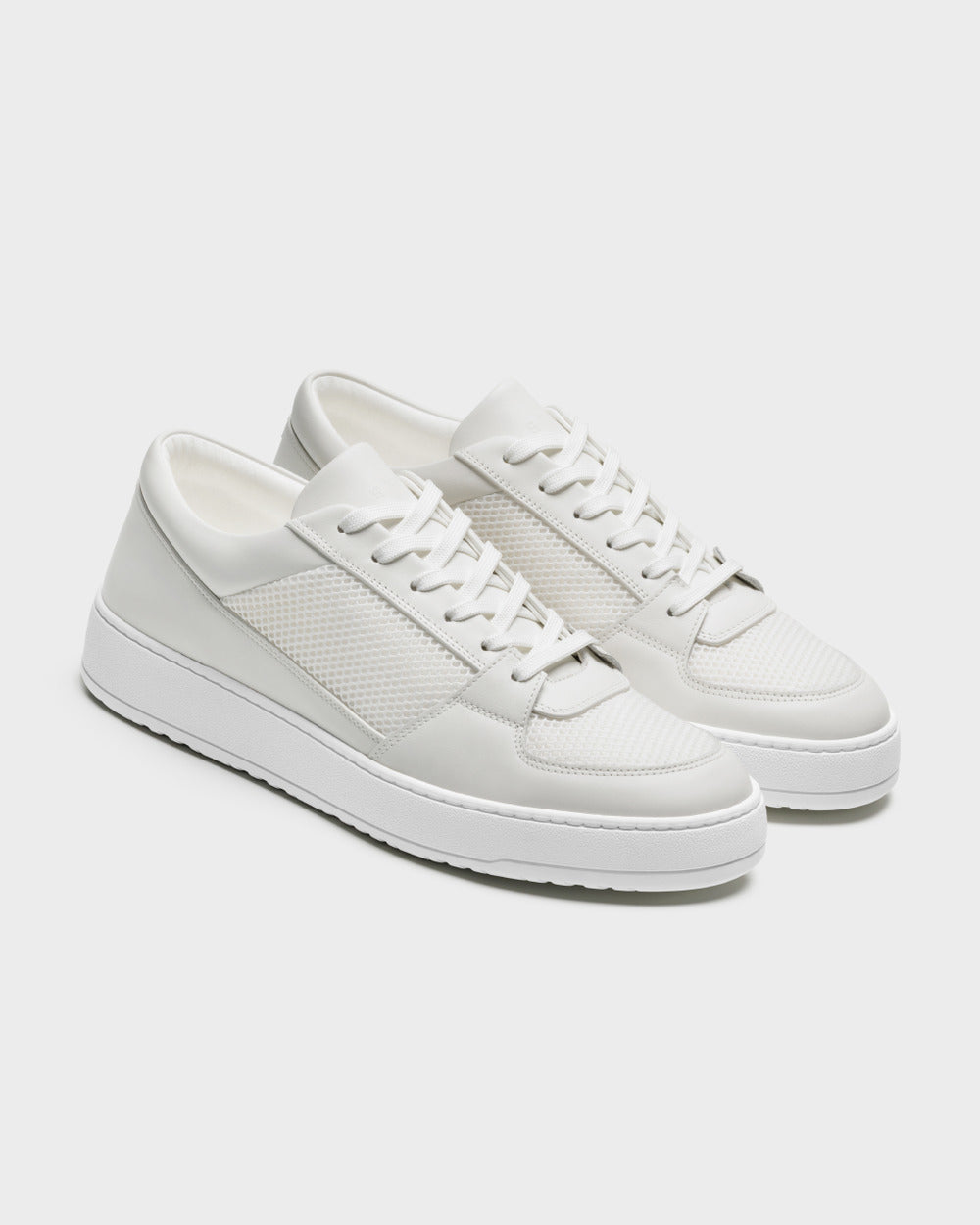 LT 03 Premium Nappa / Mesh White – sneakers in white nappa leather, photo 13