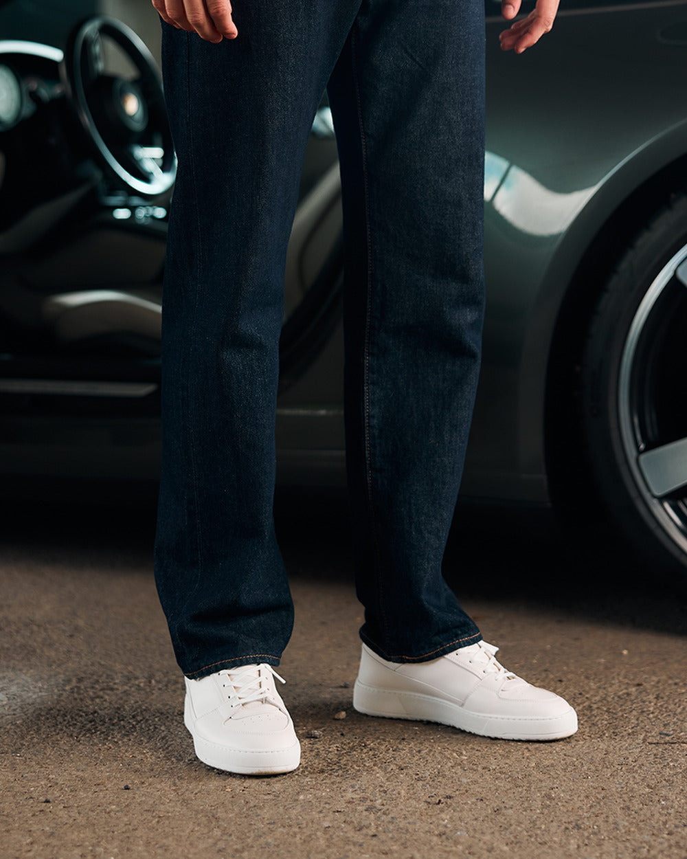 LT 03 Premium Nappa White – sneakers in white nappa leather, photo 12