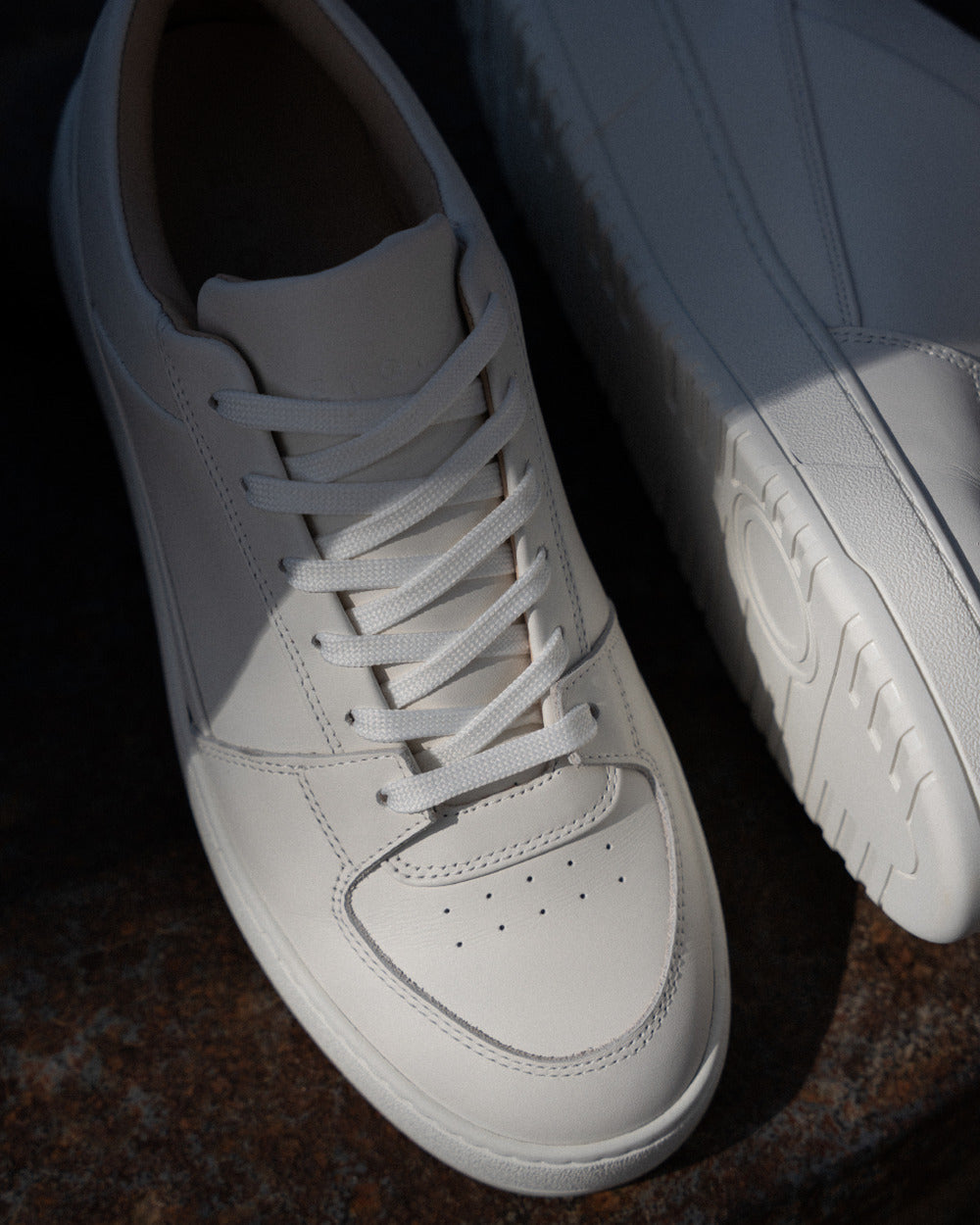 LT 03 Premium Nappa White – sneakers in white nappa leather, photo 15