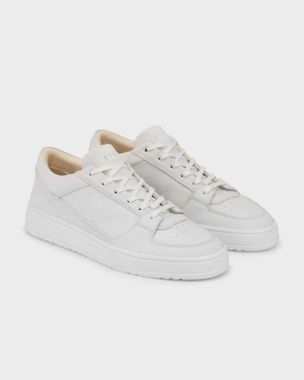 LT 03 Premium Nappa White – sneakers in white nappa leather, photo 18