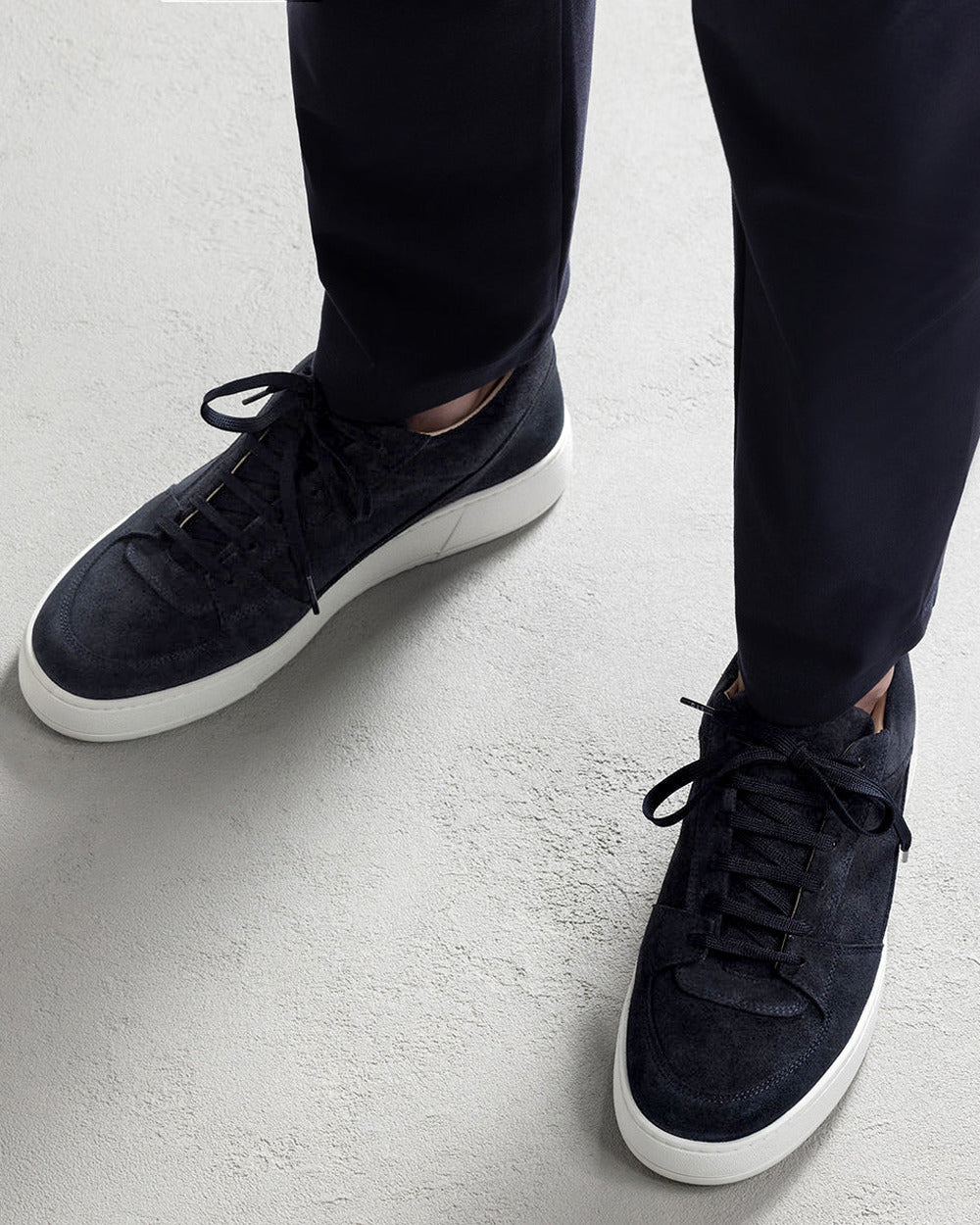 LT 03 Suede Blueberry – sneakers in blue suede, photo 4