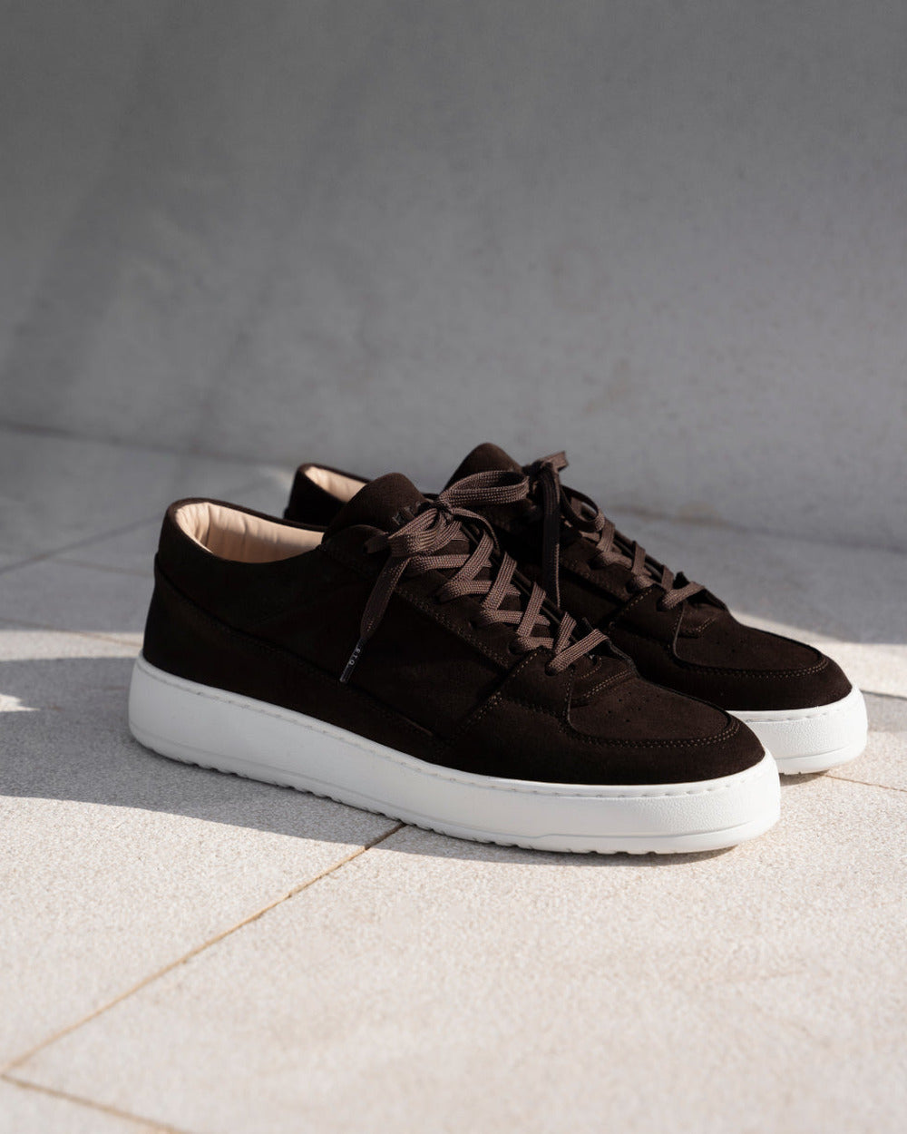 LT 03 Suede Chocolate – sneakers in brown suede, photo 6