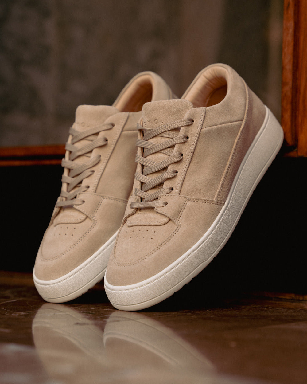 LT 03 Suede Sand – sneakers in beige suede, photo 7
