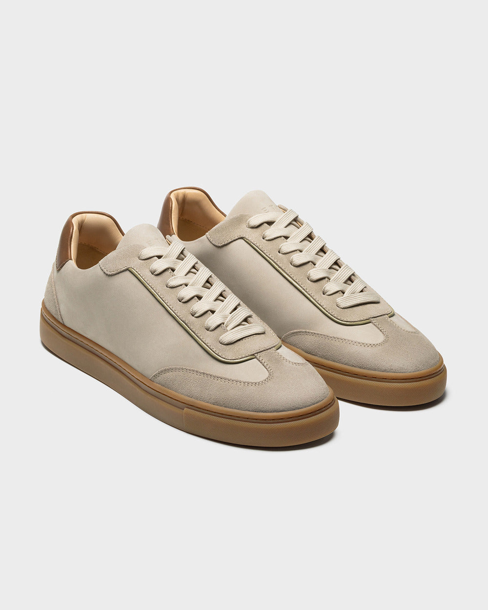 LT 05 Layered Gum Dark Sand – sneakers in beige nubuck and suede, photo 3