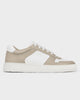 LT 07 Premium Nappa White / Sand – sneakers in white and beige nappa leather