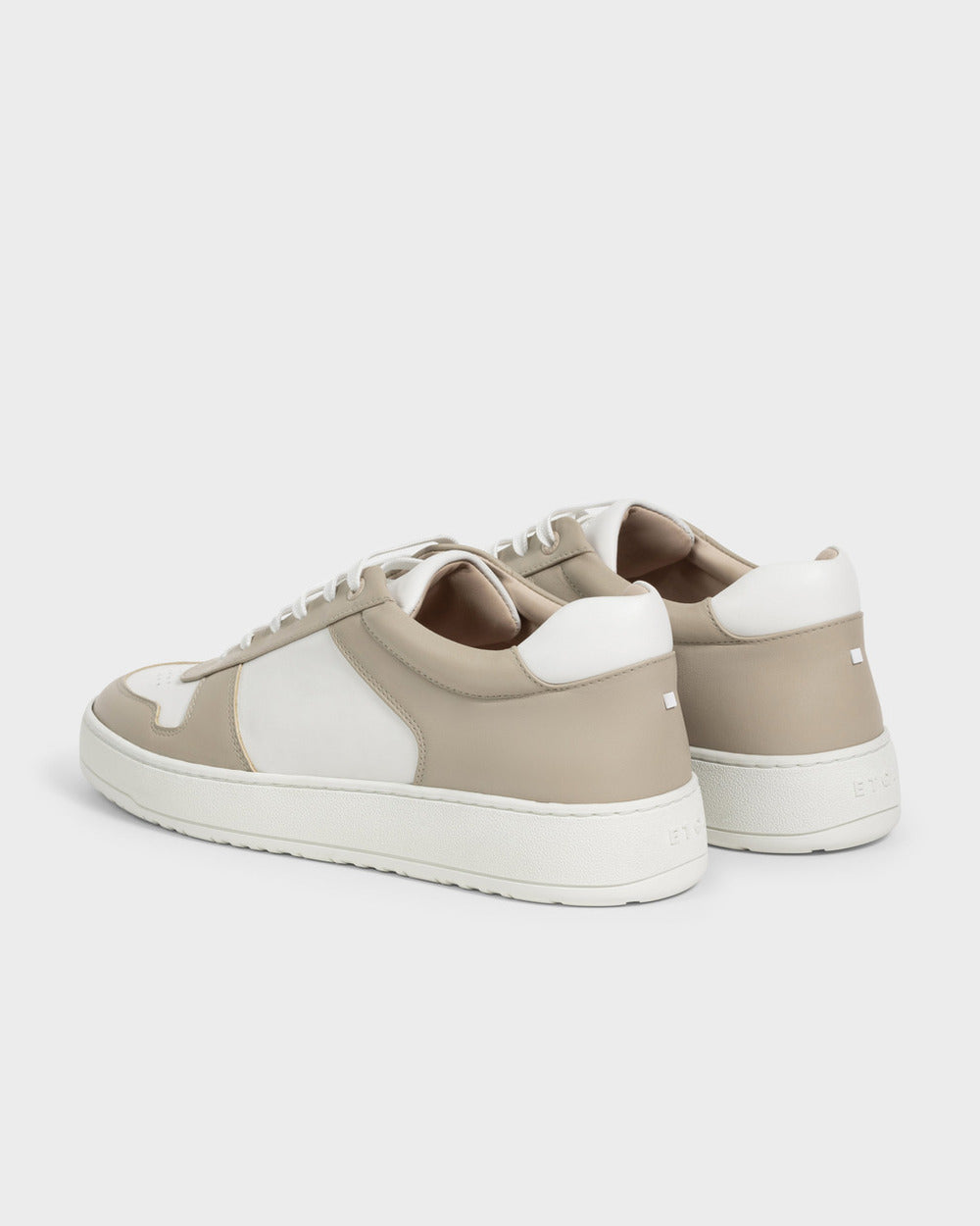 LT 07 Premium Nappa White / Sand – sneakers in white and beige nappa leather, photo 12