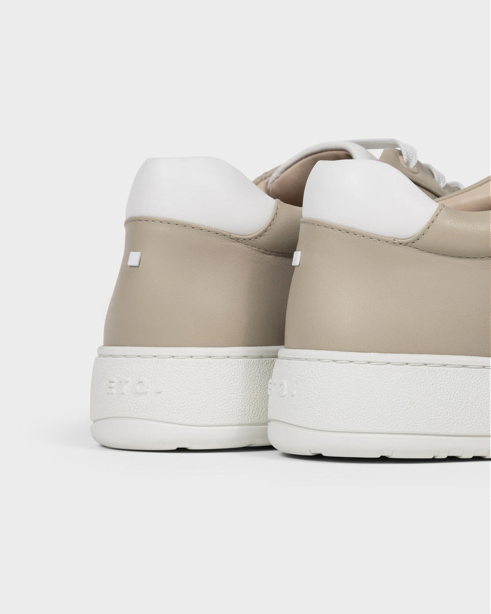 LT 07 Premium Nappa White / Sand – sneakers in white and beige nappa leather, photo 14