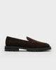 MC 01 Suede Chocolate – moccasins in brown suede