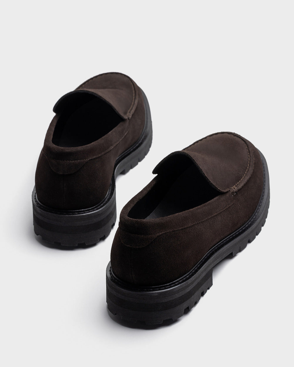 MC 01 Suede Chocolate – moccasins in brown suede, photo 4