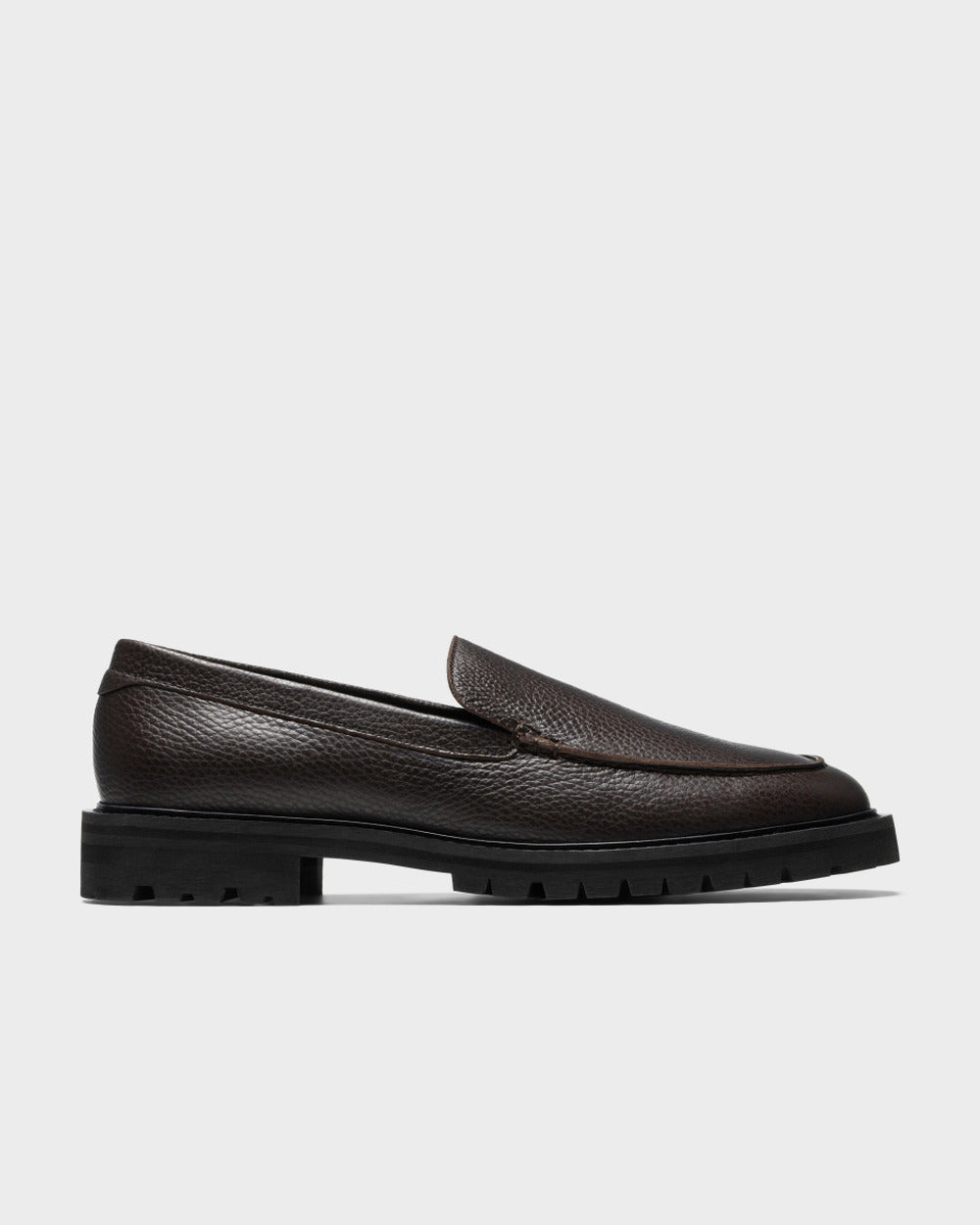 MC 01 Full Grain Chocolate – moccasins in brown full grain leather