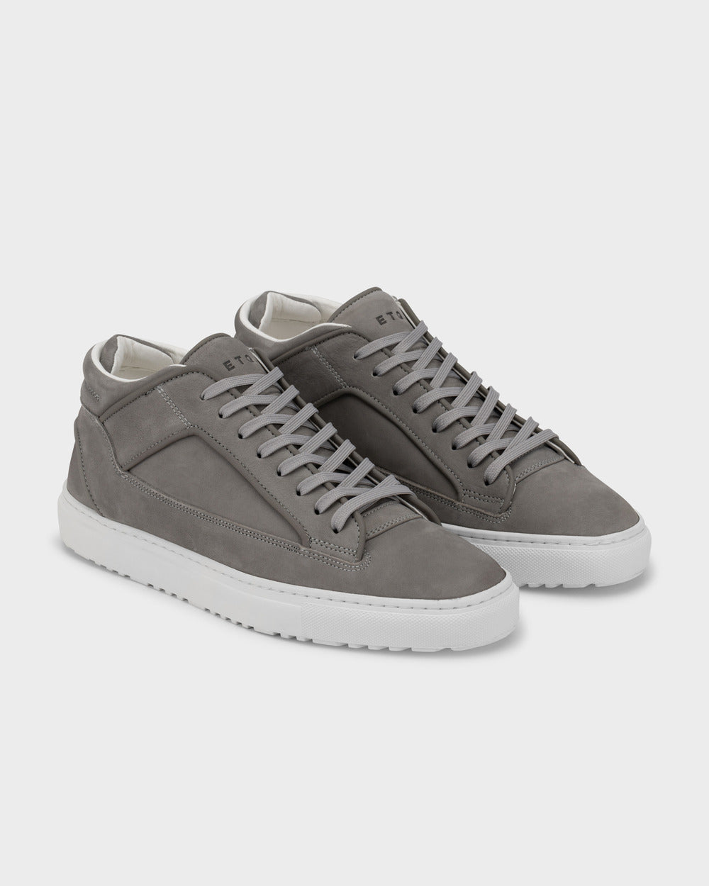 MT 02 Rugged Ash Grey – mid top sneakers in grey nubuck leather, photo 6
