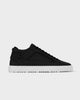 MT 02 Rugged Jet Black – mid top sneakers in black full grain leather