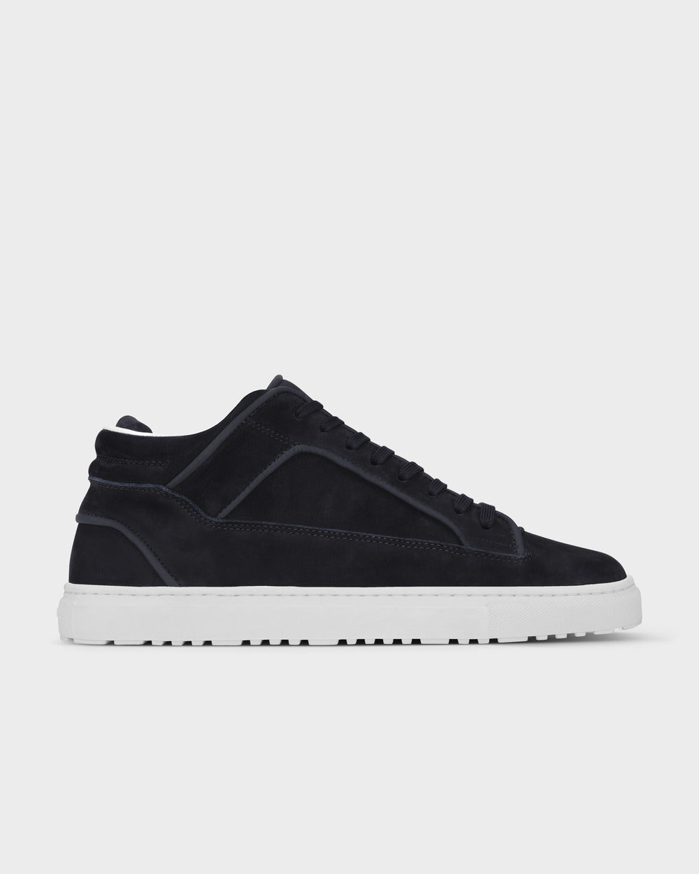 MT 02 Rugged Blueberry – mid top sneakers in blue nubuck leather