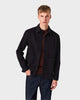 OS 03 Twill Black – overshirt in black washed cotton twill, photo 3