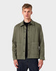 OS 03 Twill Money Green – overshirt in green washed cotton twill, photo 3