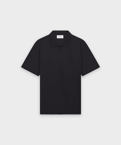 韓国newera■[Black Label] BAMBOO Cotton Polo Shirt■送料込 MAISON KITSUNE メゾンキツネ ポロシャツ BOLD FOX HEAD PATCH