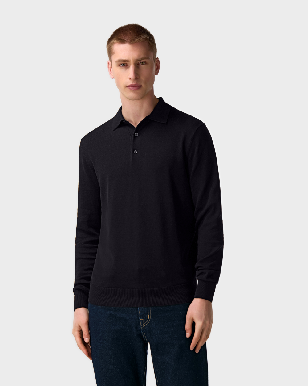 PO 04 Tailored Longsleeve Black