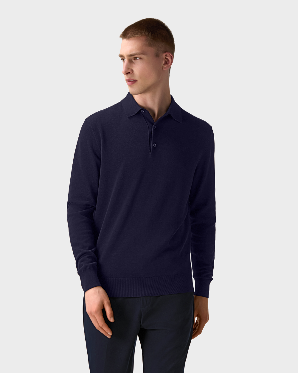PO 04 Tailored Longsleeve Blueberry