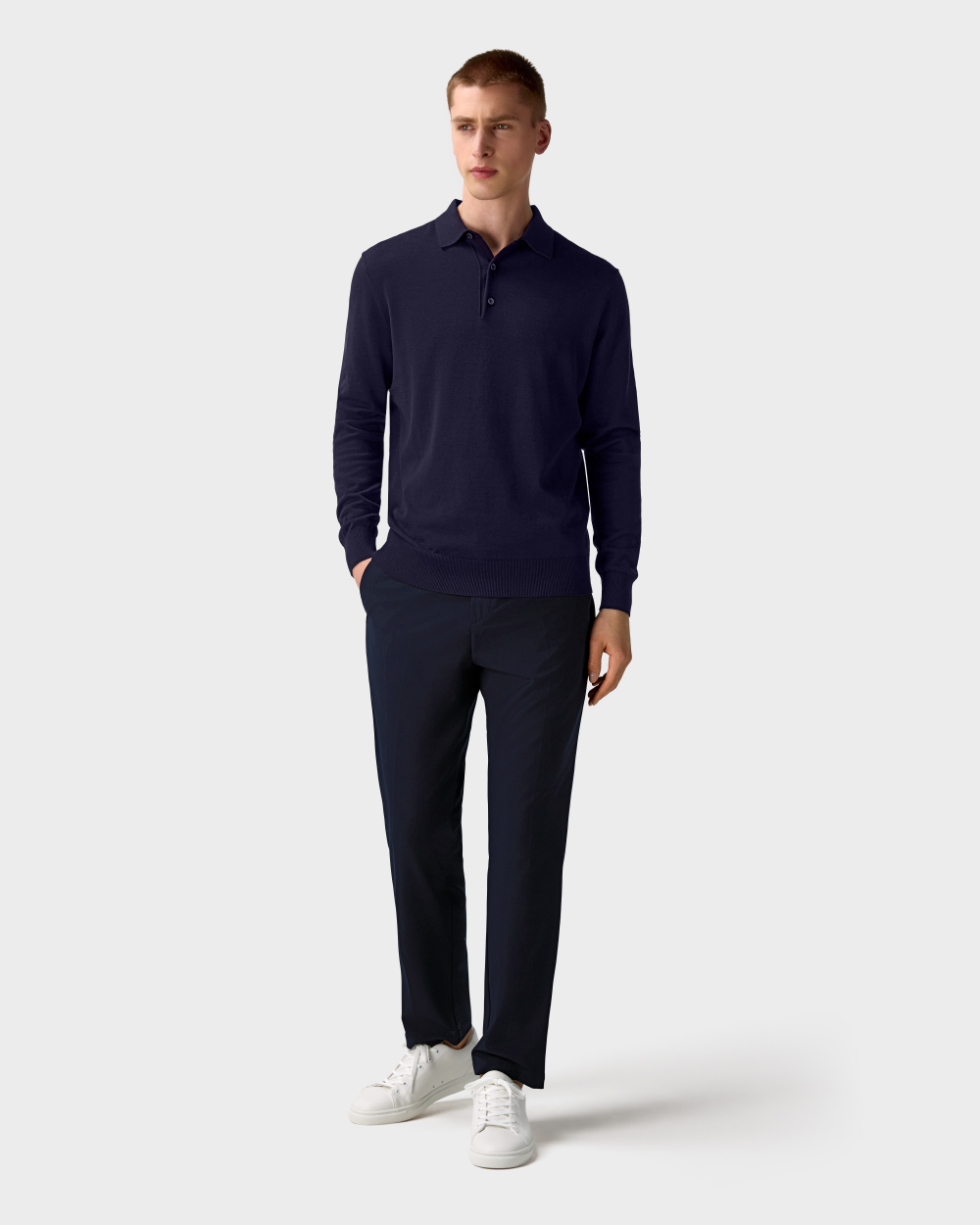 PO 04 Tailored Longsleeve Blueberry