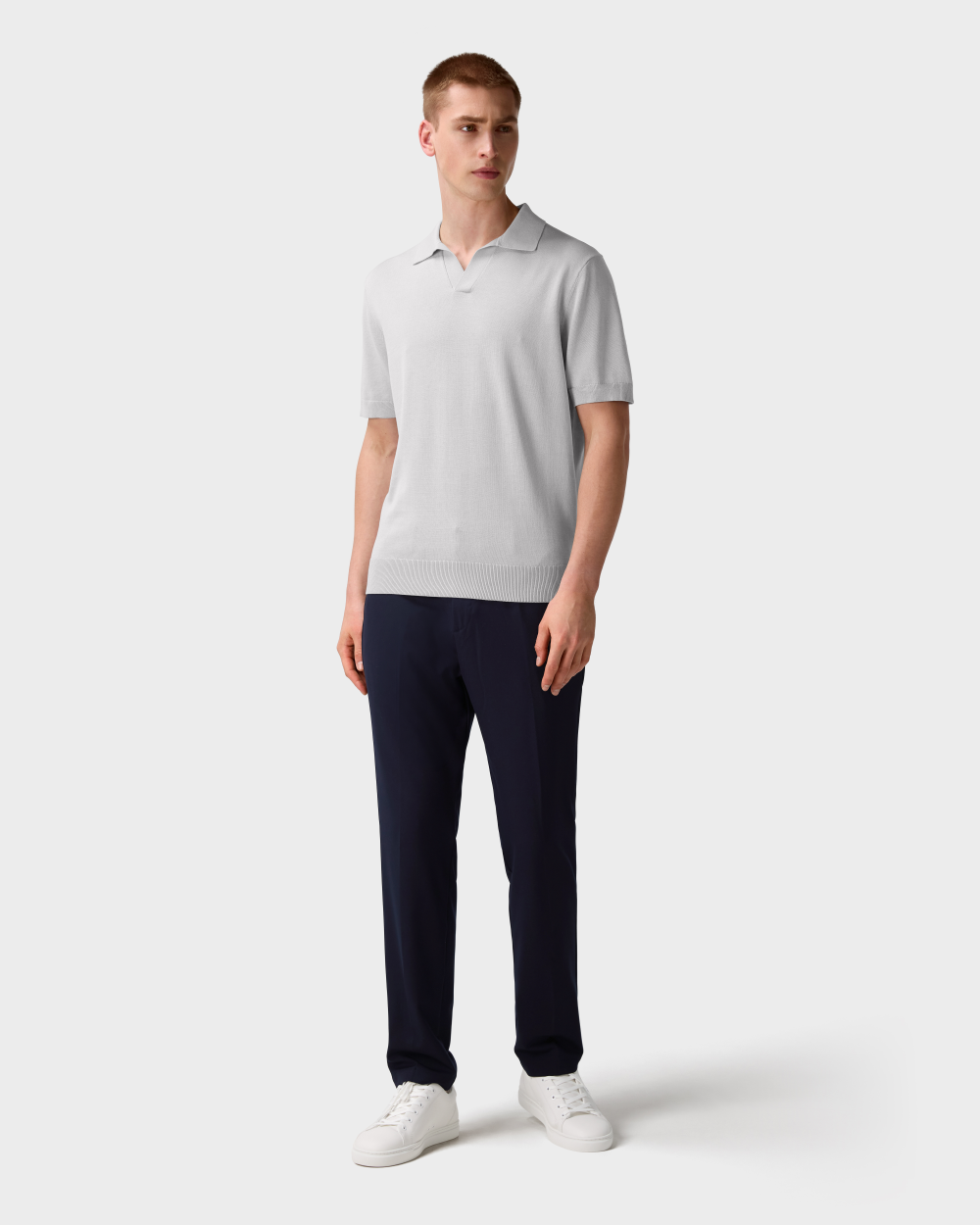 PO 05 Tailored Buttonless Cement Grey