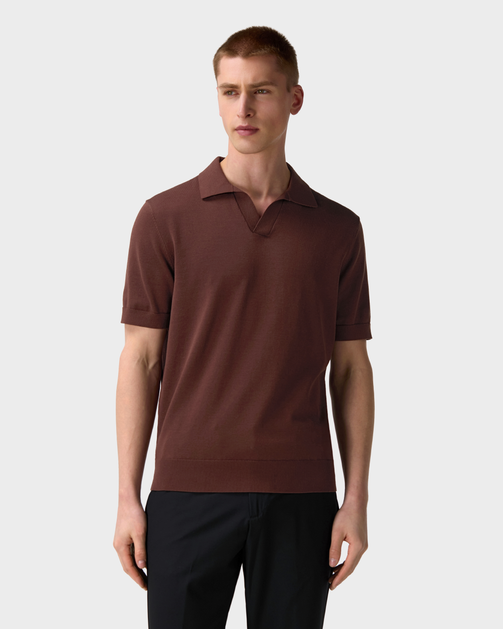 PO 05 Tailored Buttonless Clay Red